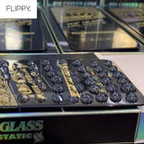 Folie ecran Flippy pentru iPhone 14 Plus/ iPhone 13 Pro Max, Sticla ESD, Top Glass, Anti-static, Negru - vivimall.ro