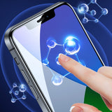 Folie ecran Flippy pentru iPhone 14 Pro, Sticla ESD, Top Glass, Anti-static, Negru - vivimall.ro