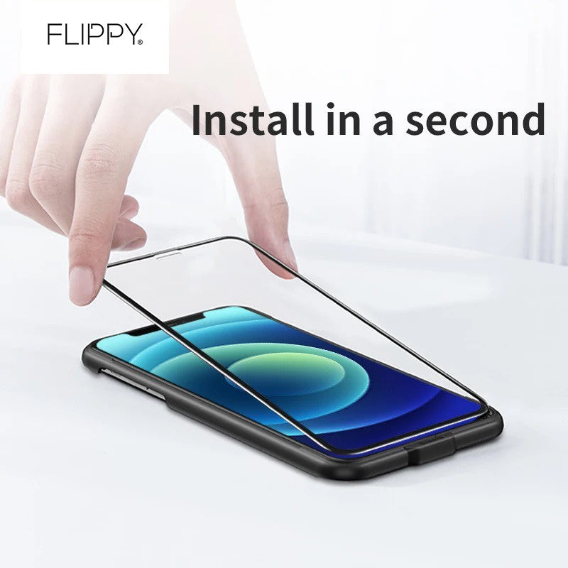 Folie sticlă securizată 0,3 mm pentru iPhone 13, transparență 99%, unghi lateral