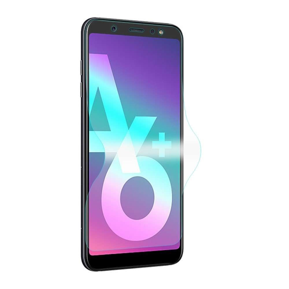 Folie Plastic Samsung Galaxy A6 Plus 2018 Transparent - vivimall.ro