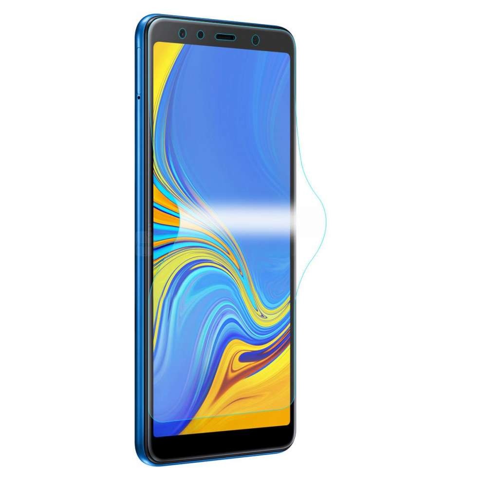 Folie Plastic Samsung Galaxy A7 2018 Transparent - vivimall.ro