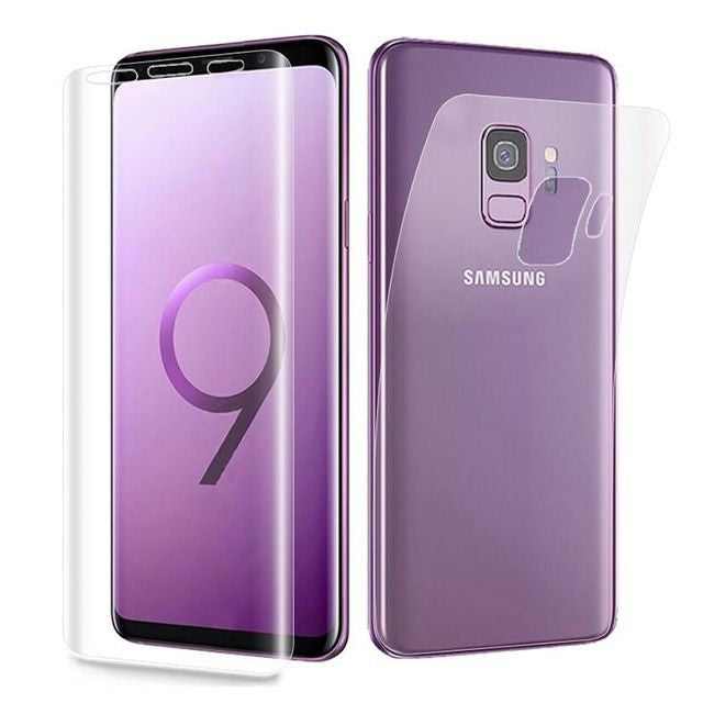 Folie Plastic Samsung Galaxy S9 Fata-Spate Transparent - vivimall.ro