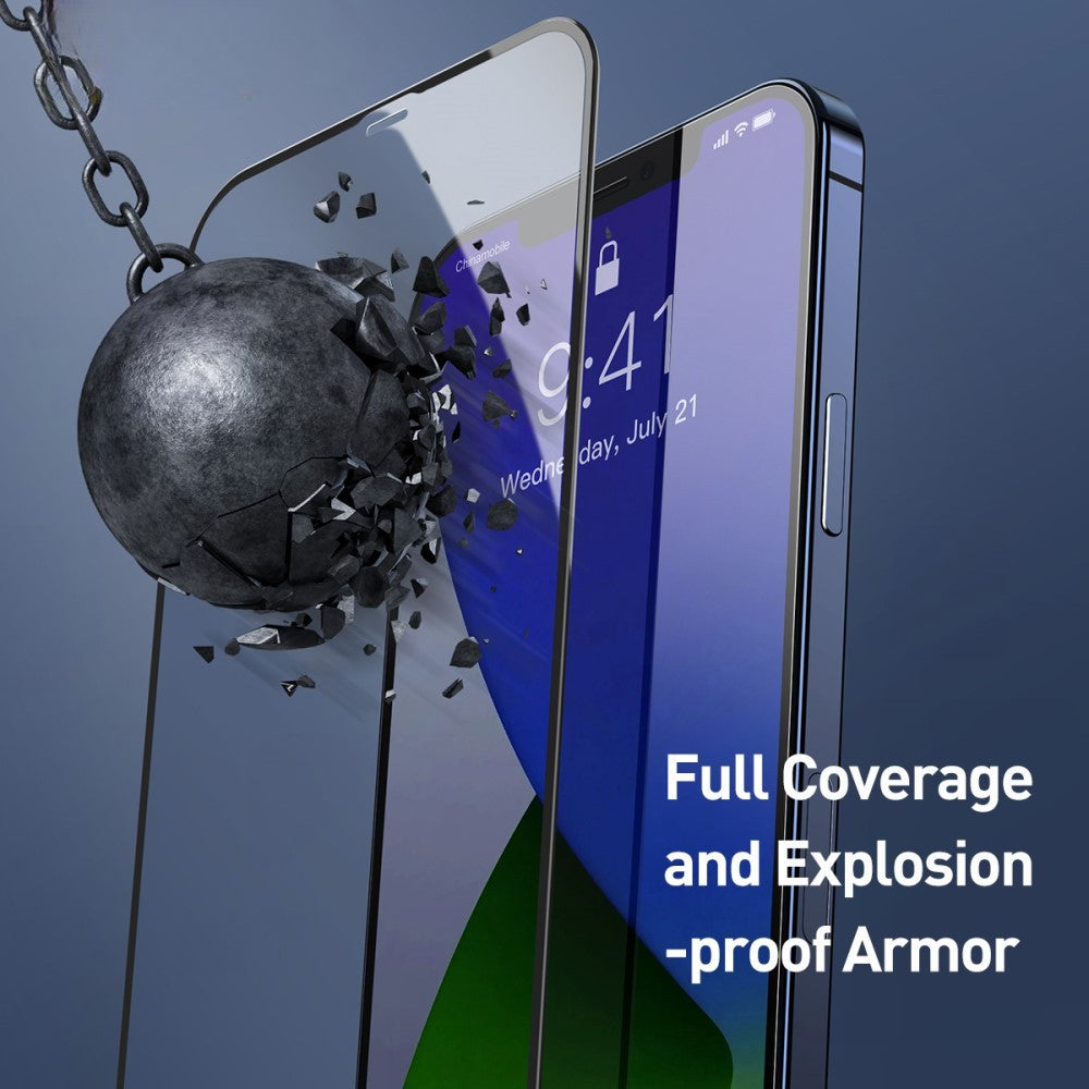 Folie protectie Flippy pentru iPhone 14 Pro, Sticla securizata, temperata, duritate 9H, Privacy 360 Anti-Blue Ray, Transparenta, Protectie Completa - vivimall.ro