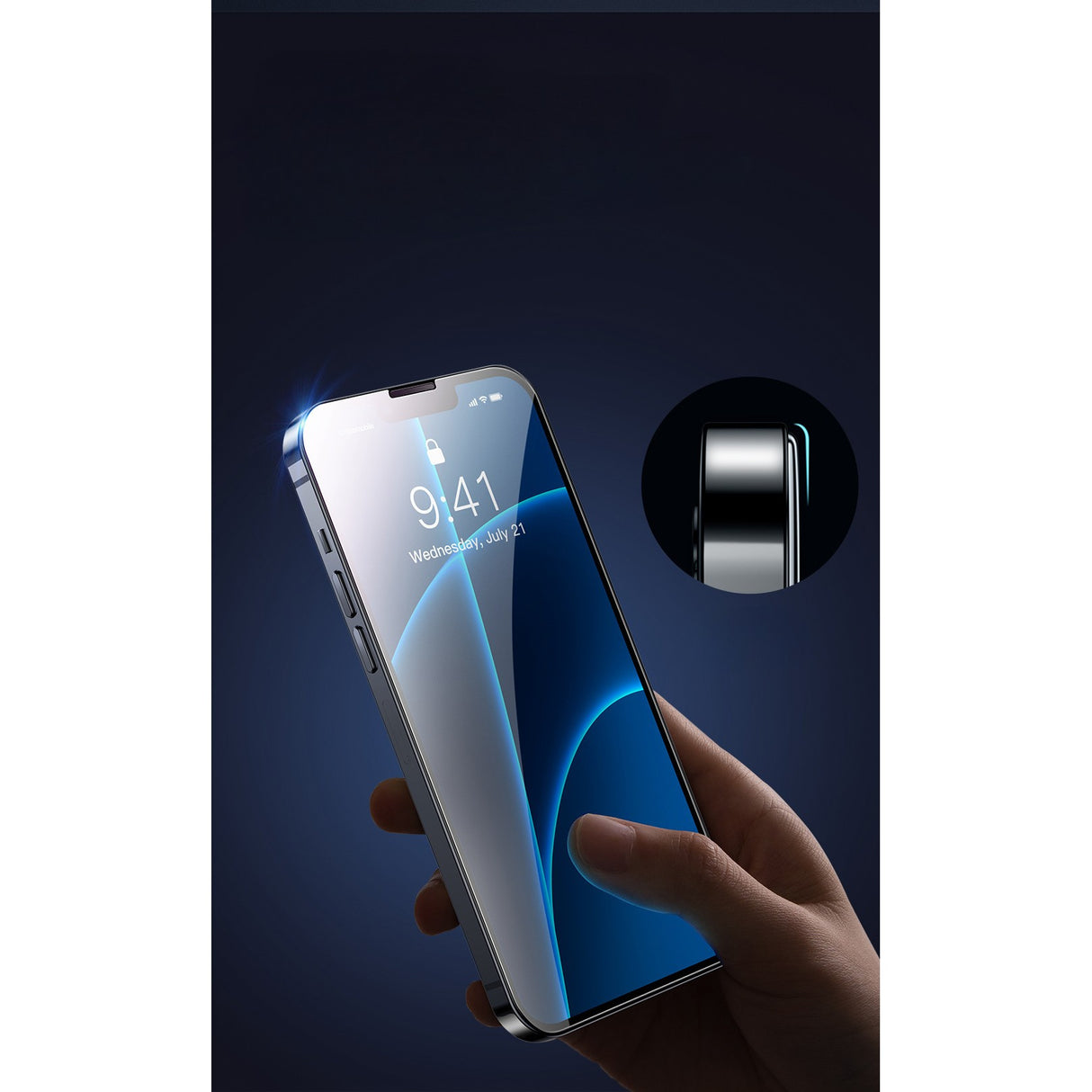 Folie protectie Flippy pentru Samsung S23, Sticla securizata, temperata, duritate 9H, Transparenta cu margini negre, Protectie Completa - vivimall.ro