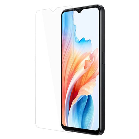 Folie sticlă securizată 3D pentru Oppo A59, grosime 0.3 mm, transparentă Ultra Clear, vedere frontală