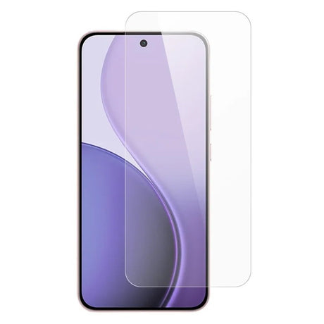 Folie sticlă securizată 3D pentru Oppo Reno14, Ultra Clear 0.3 mm, margini arc — vedere frontală produs