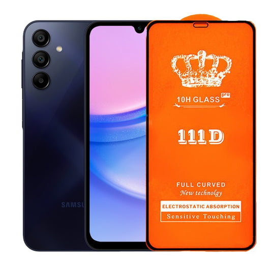 Folie Securizata pentru Samsung A15 4G, Flippy, Sticla de Protectie Compatibila cu Samsung A15 4G, Full Cover 111D, 10H GLASS, Margini Negre, Transparenta - vivimall.ro