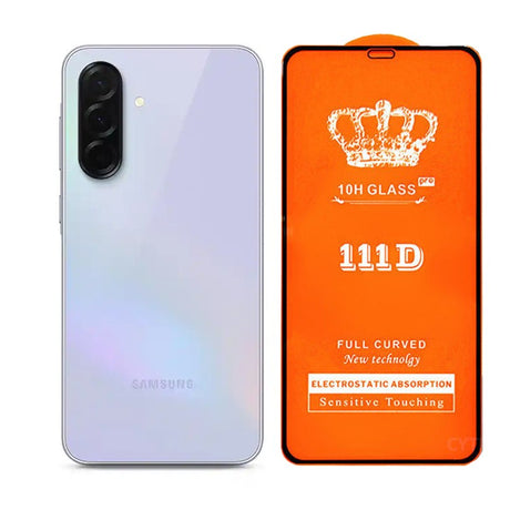 Folie Securizata pentru Samsung A36, Flippy, Sticla de Protectie Compatibila cu Samsung A36, Full Cover 111D, 10H GLASS, Margini Negre, Transparenta - vivimall.ro
