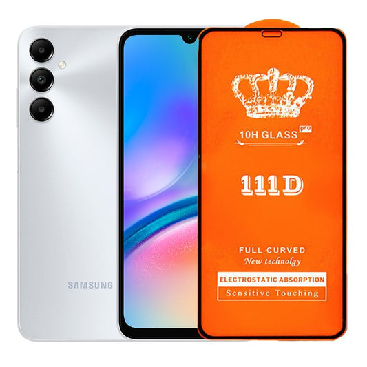 Folie Securizata pentru Samsung Galaxy A05S, Flippy, Sticla de Protectie Compatibila cu Samsung Galaxy A05S, Full Cover Series 111D, 10H GLASS, Margini Negre, Transparent - vivimall.ro