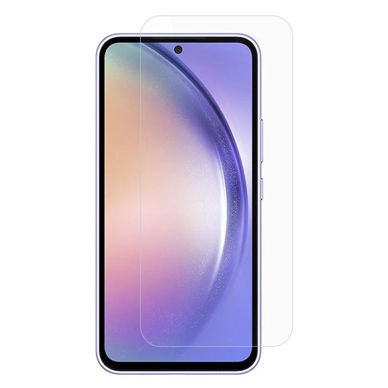 Folie sticlă securizată Samsung Galaxy A55, transparentă 3D Ultra Clear, grosime 0.3 mm, vedere frontală