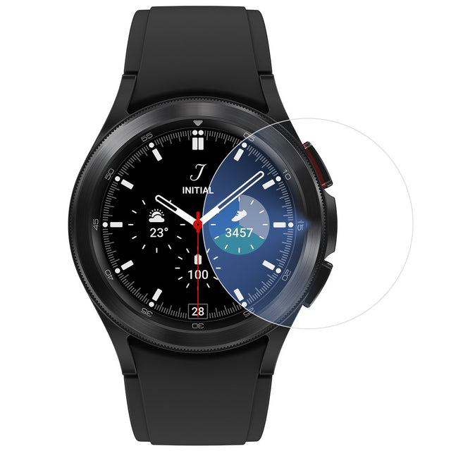 Folie sticlă securizată 2.5D pentru Samsung Galaxy Watch4 40mm, transparentă – vedere frontală produs