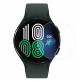 Folie sticlă securizată Samsung Galaxy Watch4 44mm, margini 2.5D transparente, vedere frontală produs