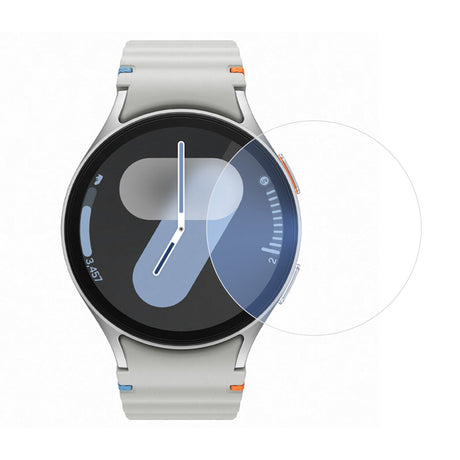 Folie sticlă securizată 2.5D pentru Samsung Galaxy Watch7 47mm, transparentă, vedere frontală