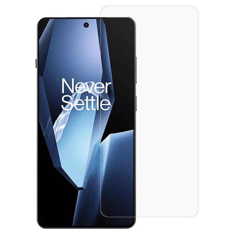 Folie sticlă securizată 3D pentru OnePlus 13R, grosime 0.3 mm, transparentă Ultra Clear, vedere frontală