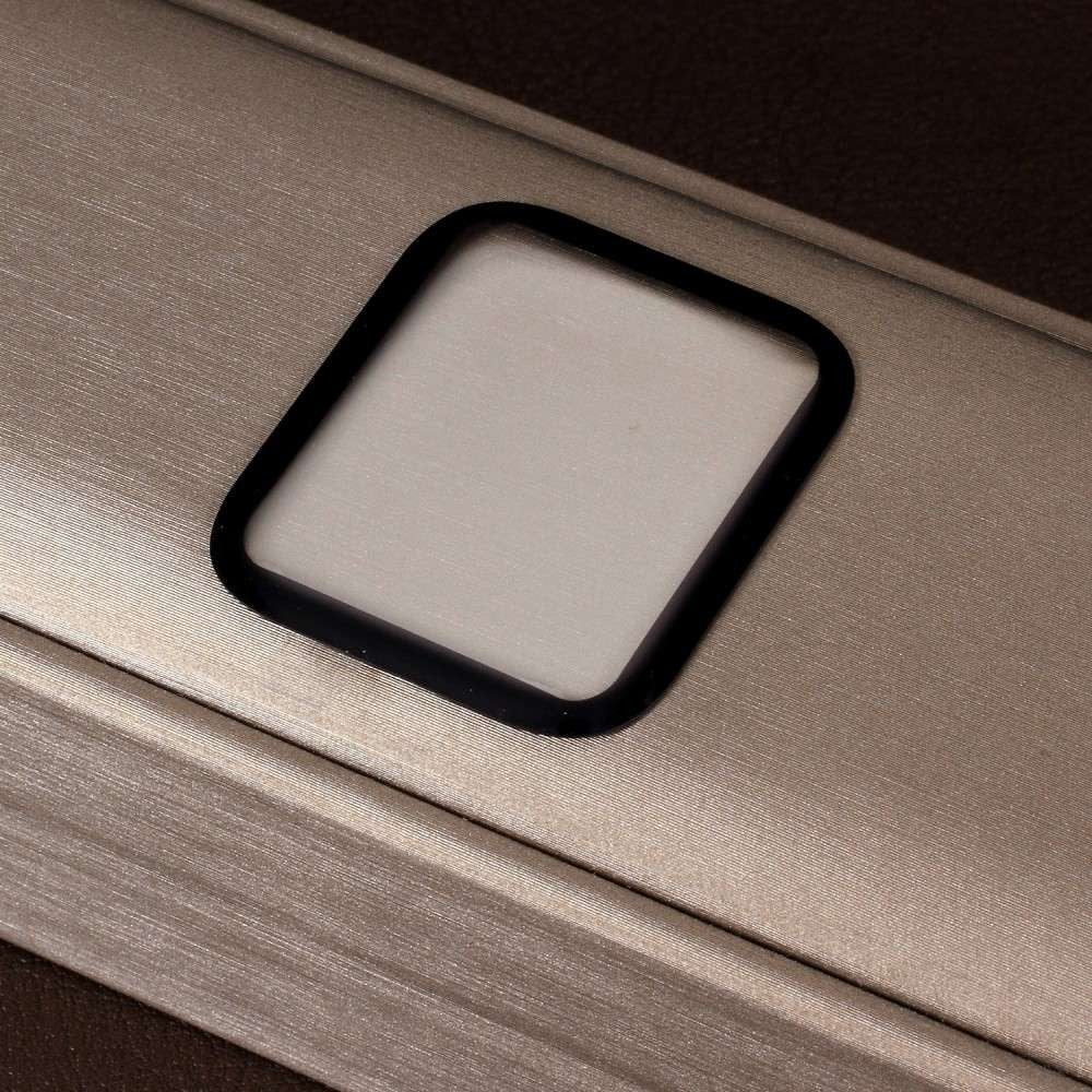 Folie Sticla Apple Watch Series 2/3 42 mm adeziv pe margine Negru - vivimall.ro