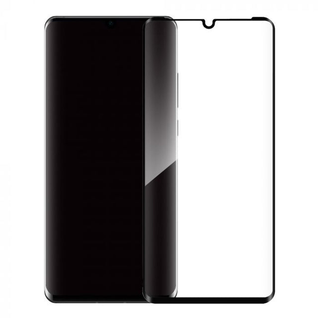 Folie Sticla Curbata, compatibila cu Huawei P30 Pro Full Face Negru, Flippy - vivimall.ro