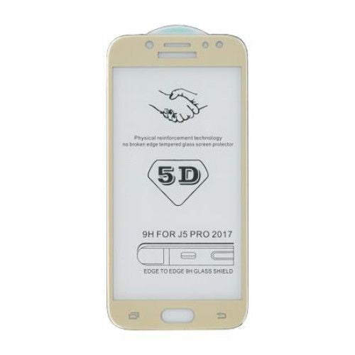 Folie Sticla Curbata Samsung Galaxy S7 Edge Full Glue 4D/5D Auriu - vivimall.ro
