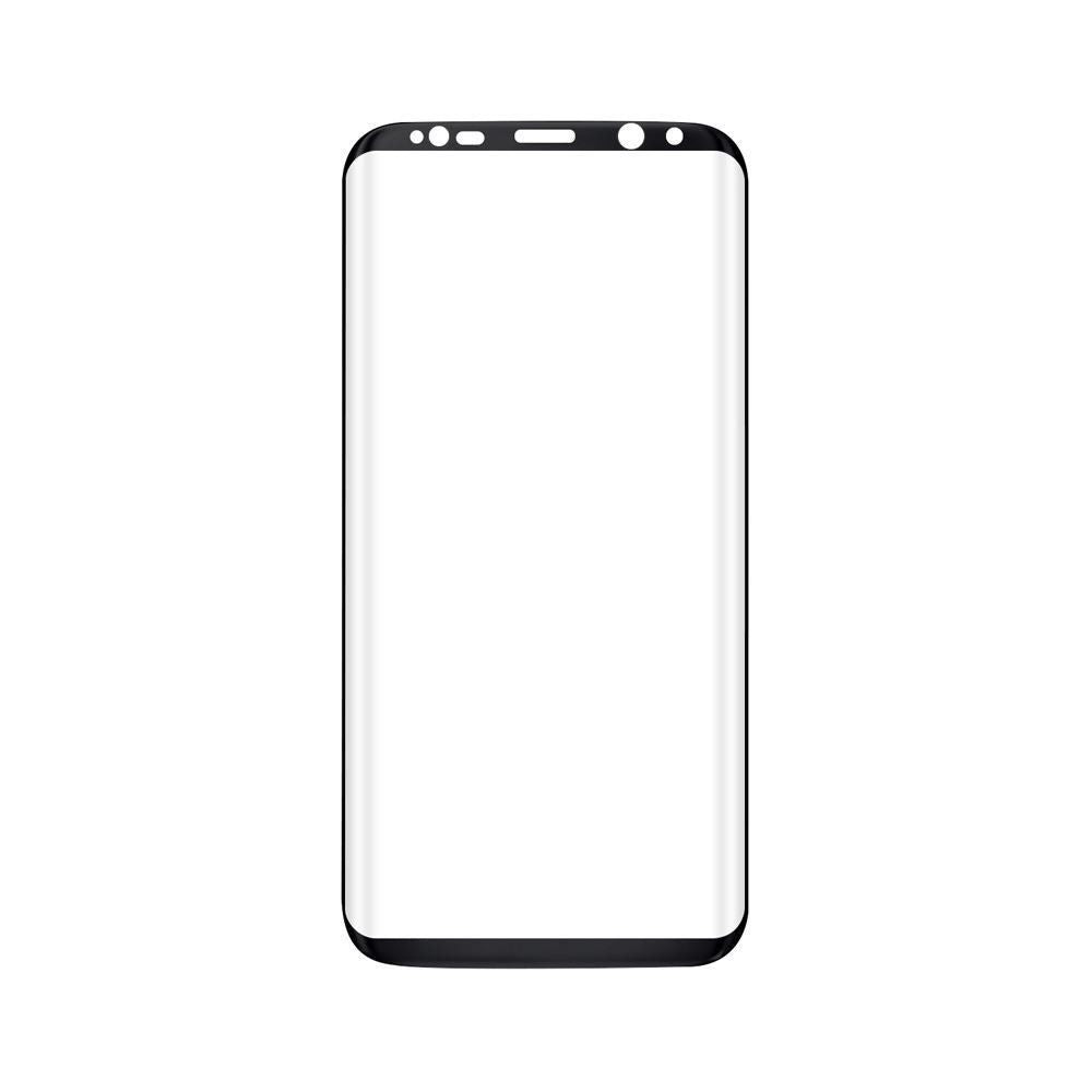 Folie Sticla Curbata Samsung Galaxy S8 Full Face Negru - vivimall.ro