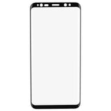 Folie Sticla Curbata Flippy compatibila cu  Samsung Galaxy S8, cu lipici pe conturul negru, Full Face V2 Negru - vivimall.ro