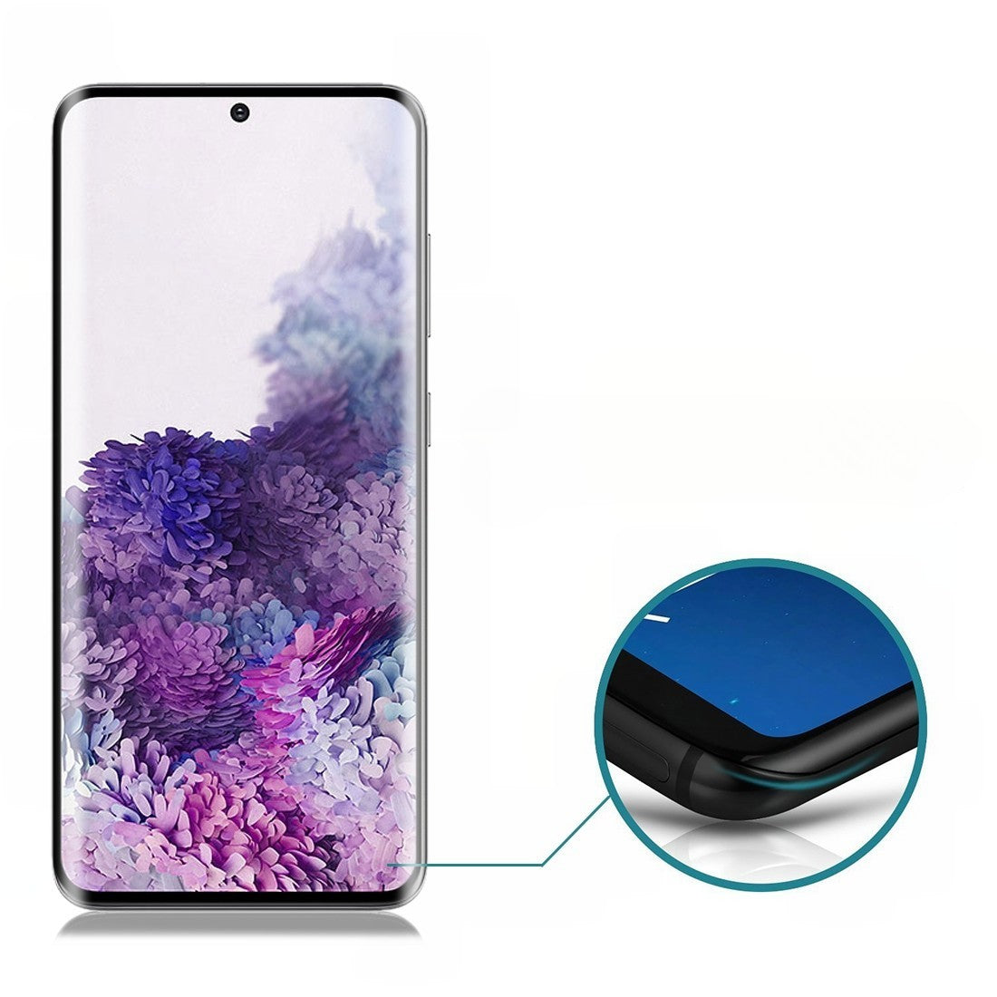 Folie Sticla Curbata, compatibila cu Samsung S20 Plus, Flippy - vivimall.ro