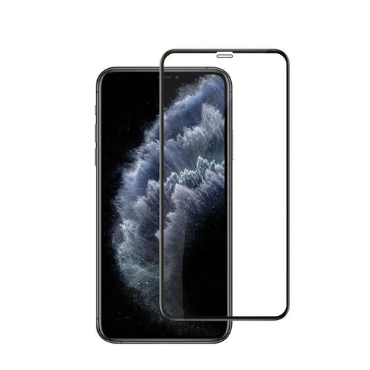 Folie Sticla Securizata Vivimall compatibila cu Samsung S20 Plus, Full Glue, Curbata,  Gaura pentru amprenta, Negru - vivimall.ro