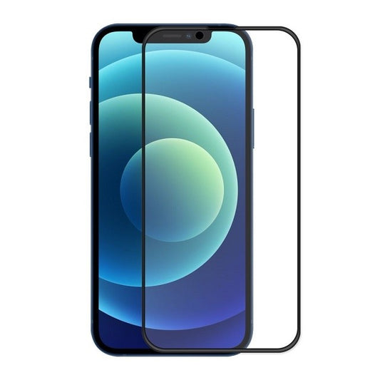 Folie Sticla Vivimall® compatibila cu Apple iPhone 14 Plus / 13 Pro Max 111D Negru - vivimall.ro