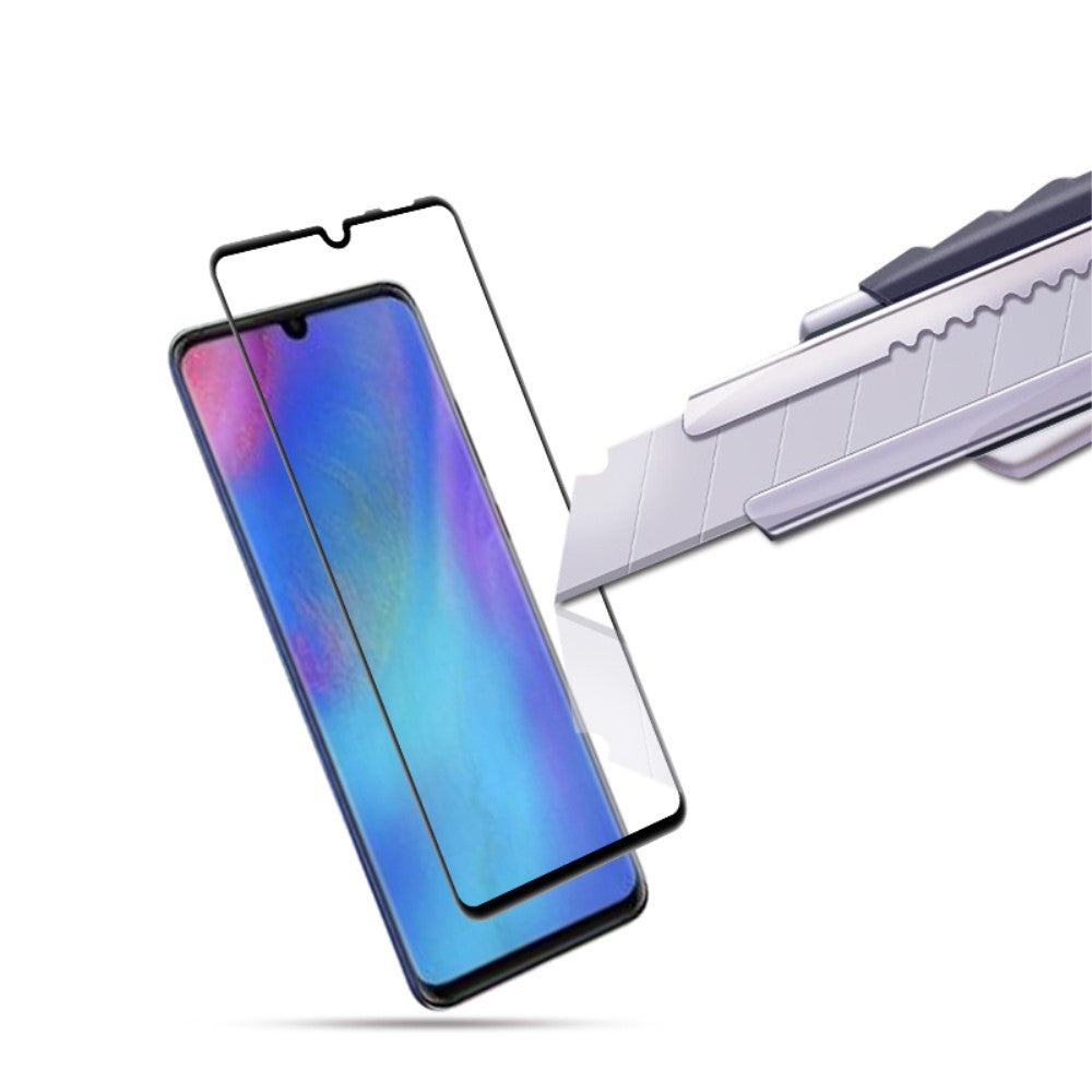 Folie Sticla Flippy® compatibila cu Huawei P30 Lite 111D Negru - vivimall.ro