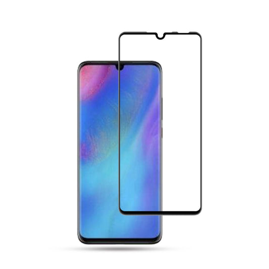Folie Sticla Vivimall® compatibila cu Huawei P30 Lite 111D Negru - vivimall.ro