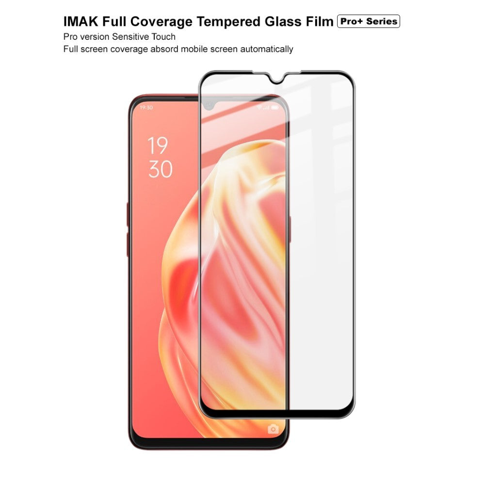 Folie Sticla Flippy® compatibila cu Oppo A91 111D Negru - vivimall.ro