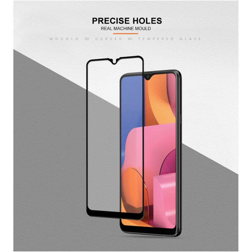 Folie Sticla Flippy® compatibila cu Samsung A20S 111D Negru - vivimall.ro