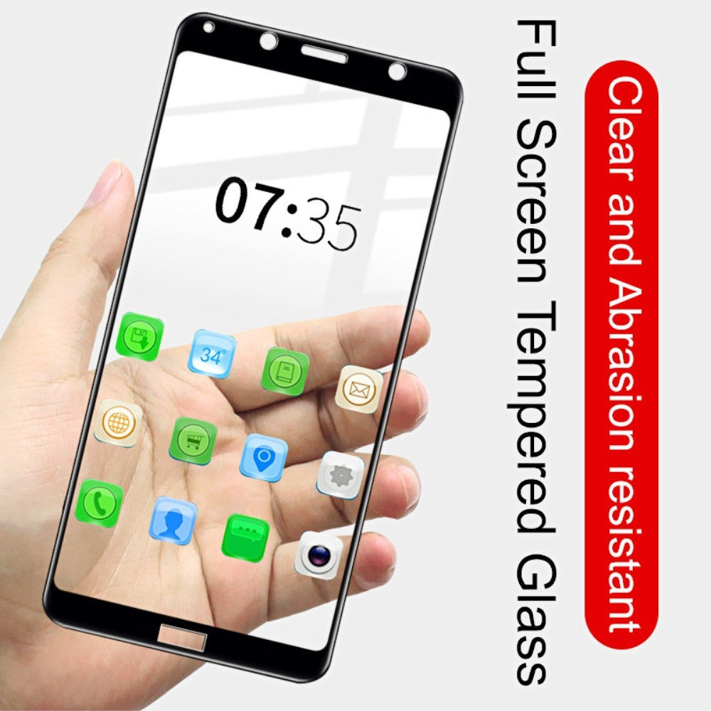 Folie Sticla Flippy® compatibila cu Xiaomi Redmi 7A 111D Negru - vivimall.ro