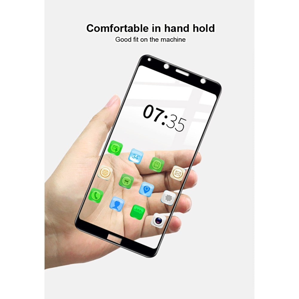 Folie Sticla Flippy® compatibila cu Xiaomi Redmi 7A 111D Negru - vivimall.ro