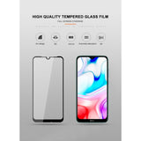 Folie Sticla Flippy® compatibila cu Xiaomi Redmi 8 111D Negru - vivimall.ro