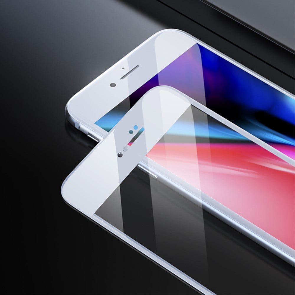 Folie Sticla Securizata, Flippy,  compatibil cu Apple iPhone 7/8/SE 2020, Alb - vivimall.ro