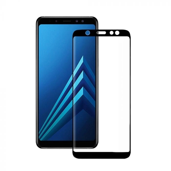 Folie Sticla Flippy pentru Samsung J6 Plus 111D Negru - vivimall.ro