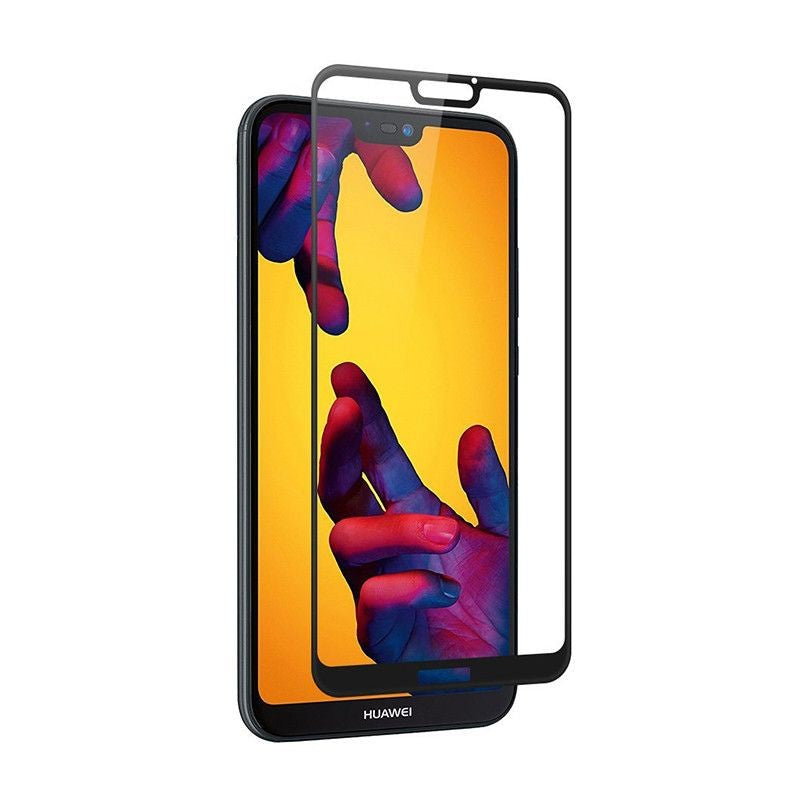 Folie Sticla Huawei P20 Lite 4D/5D Negru - vivimall.ro