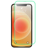 Folie Sticla Securizata Flippy,  Luminous, compatibila cu Apple iPhone 14, Margine fosforescenta verde - vivimall.ro