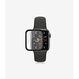 Folie Sticla pentru Apple Watch Series 2/3 38 mm adeziv pe margine Negru - vivimall.ro