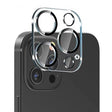 Folie Sticla pentru Camera, compatibila cu Apple iPhone 14 Pro / 14 Pro Max, Transparent cu margini negre - vivimall.ro