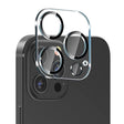 Folie sticlă cameră Apple iPhone 15 Pro și 15 Pro Max, Full Glue negru, vedere frontală produs