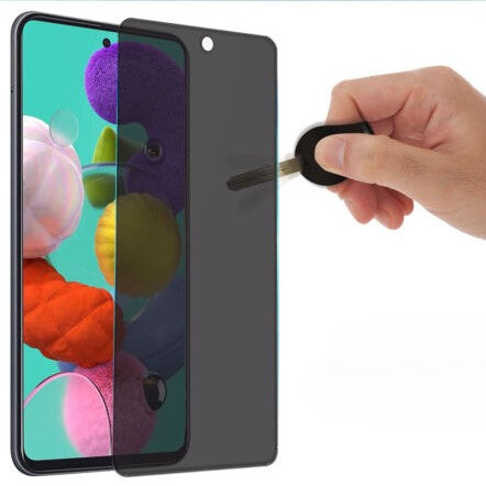 Folie sticla securizata Flippy compatibila cu   Realme GT Neo 2, Full Glue, Privacy, Negru - vivimall.ro