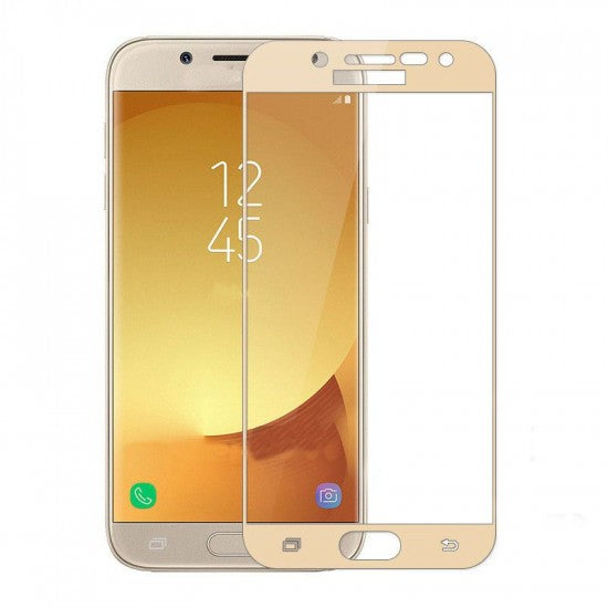 Folie Sticla Samsung Galaxy A5 2017 Full Face Auriu - vivimall.ro