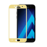 Folie Sticla Securizata, Flippy, compatibila cu Samsung Galaxy A7 2017 5D,  Auriu - vivimall.ro