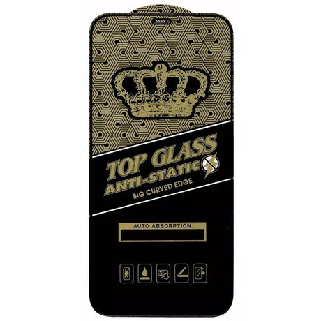 Folie Sticla securizata electrostatica Flippy pentru iPhone XR / 11, Sticla ESD, Top Glass, Anti-static, Negru - vivimall.ro