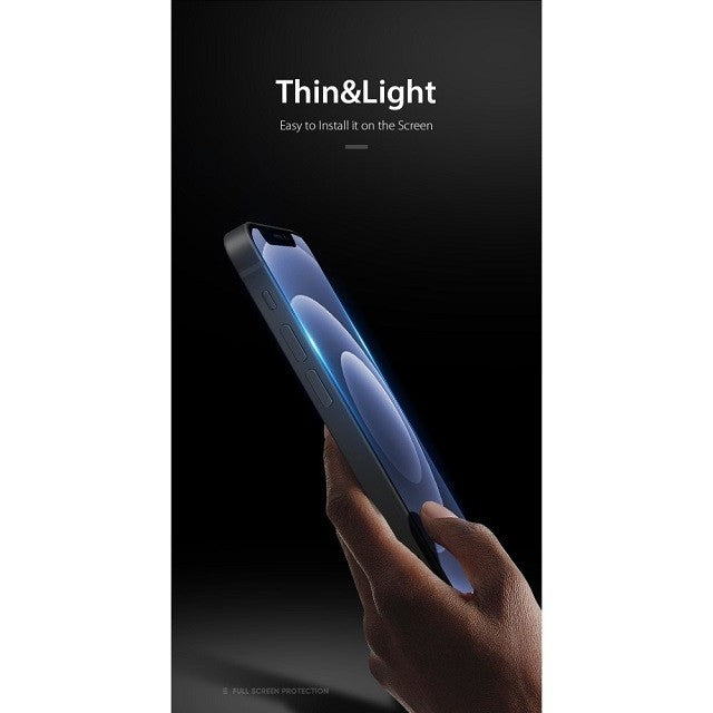 Folie Sticla securizata electrostatica Flippy pentru iPhone XS Max / 11 Pro Max, Sticla ESD, Top Glass, Anti-static, Negru - vivimall.ro