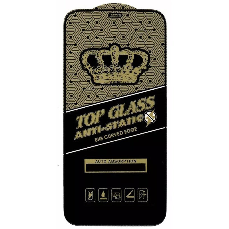 Folie Sticla securizata electrostatica Flippy pentru Samsung A21S, Sticla ESD, Top Glass, Anti-static, Negru - vivimall.ro