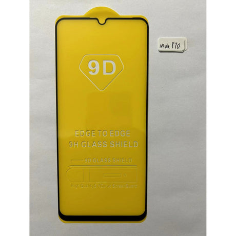 Folie Sticla Securizata Vivimall compatibil cu Huawei Nova Y70, Full Glue Negru - vivimall.ro