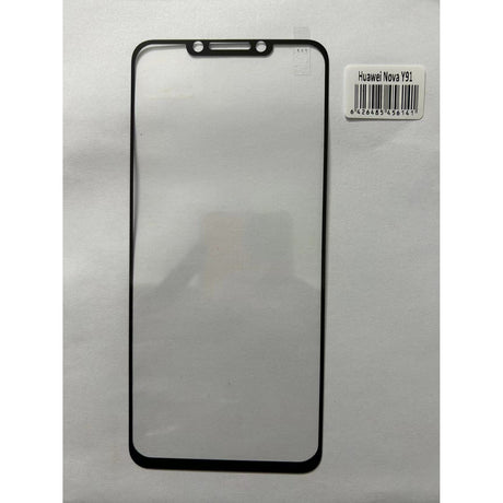 Folie Sticla Securizata Vivimall compatibil cu Huawei Nova Y91, Full Glue Negru - vivimall.ro