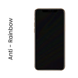 Detaliu margini negre folie sticlă iPhone 15 Pro, duritate 99H OG, anti-static
