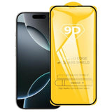 Folie Sticla Securizata, Vivimall, Compatibila cu Apple iPhone 16 Pro, Full Cover 9D, HD, Margini Negre, Transparenta - vivimall.ro
